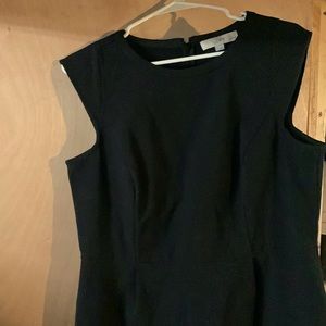 The loft black business casual dress petite 12p